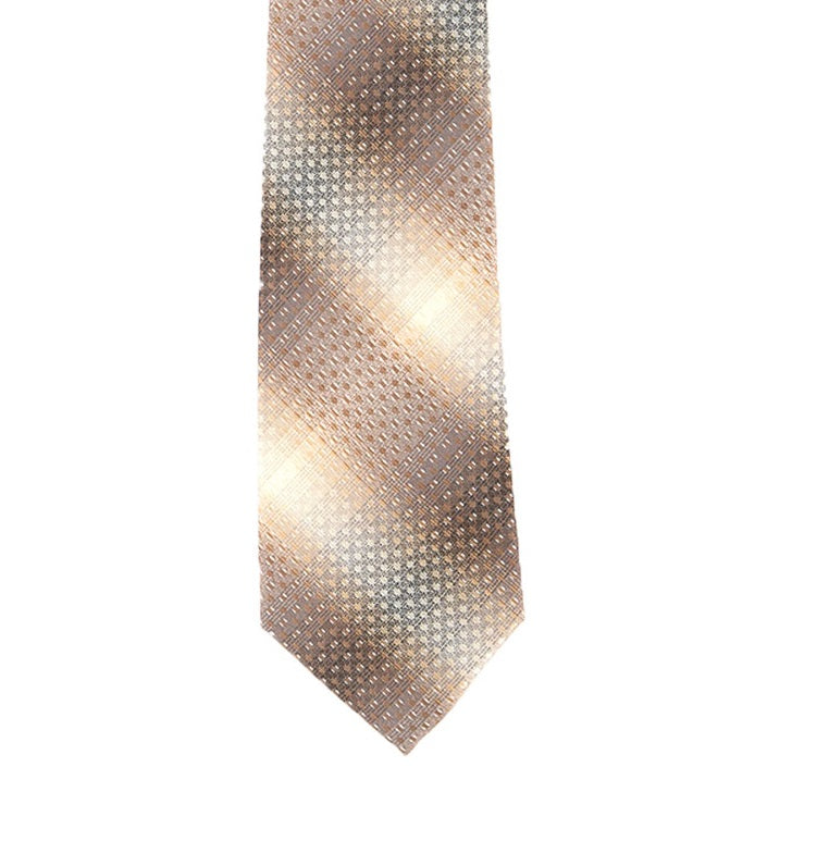 Gravata Van Heusen masculina The Cardenas Ombre bege tamanho regular