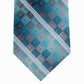 Gravata masculina Van Heusen Aaron Stripe geométrica azul tamanho regular