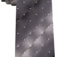 Gravata Van Heusen masculina Pizarroso Geo preta tamanho regular