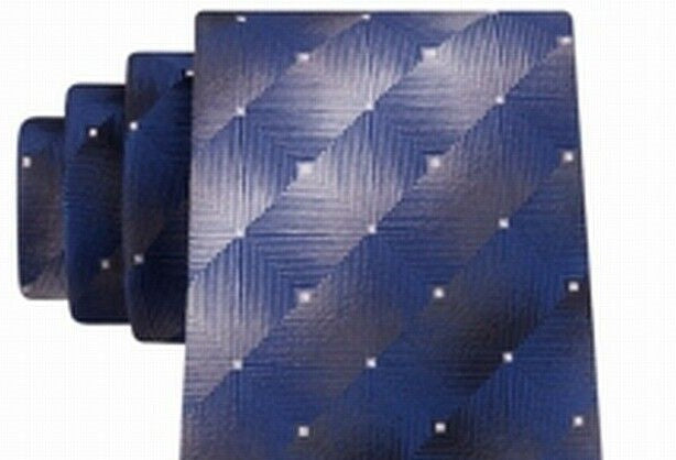 Gravata Van Heusen Pizarroso Geo masculina tamanho marinho regular