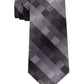 Gravata xadrez masculina Van Heusen Bruck azul tamanho regular