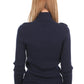 Suéter Ralph Lauren Feminino Gola Alta Azul Tamanho Médio