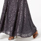 Vestido de renda ombro a ombro feminino R &amp; M Richards