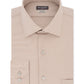 Camisa social masculina Van Heusen Flex Regular-Fit Stretch sem rugas e com estampa Nailshead, tamanho médio bege, 36-37