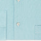 Camisa social masculina Van Heusen Classic/Regular Fit Performance Stretch, sem rugas, com gola flexível e micropigmento, azul, tamanho 14-32-33