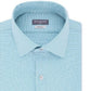 Camisa social masculina Van Heusen, corte regular, sem vincos, com gola flexível e elástica, lisa, tamanho azul-água, 15,5 x 34-35