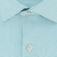 Camisa social masculina Van Heusen Classic/Regular Fit, sem vincos, com elástico e gola flexível, lisa, azul, tamanho 16-36-37