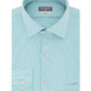 Camisa social masculina Van Heusen Classic/Regular Fit Performance Stretch, sem rugas, com gola flexível e micropigmento, tamanho pied-de-poule, azul, tamanho 17,5 x 34-35