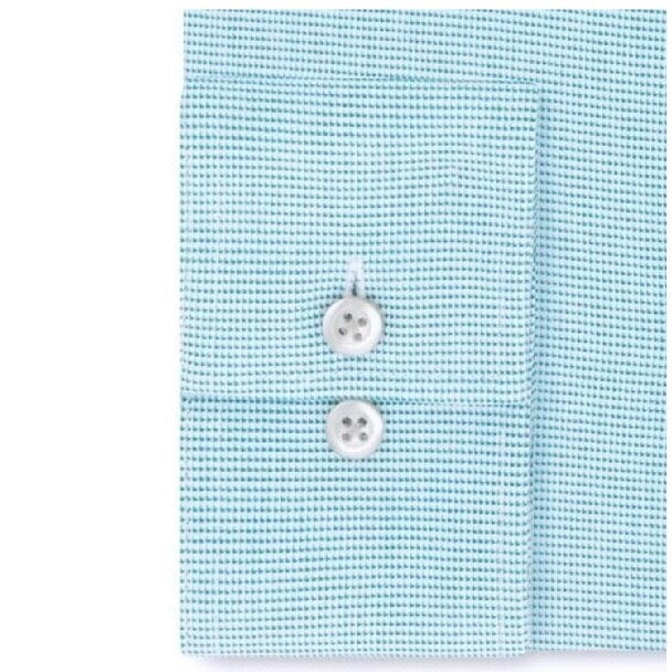 Camisa social masculina Van Heusen Classic/Regular Fit, sem vincos, com gola flexível e elástica, lisa, tamanho 18-36-37