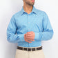 Camisa social masculina Van Heusen Classic/Regular Fit Performance Stretch, sem vincos, com gola flexível e xadrez, tamanho Lagoon, 17-34-35