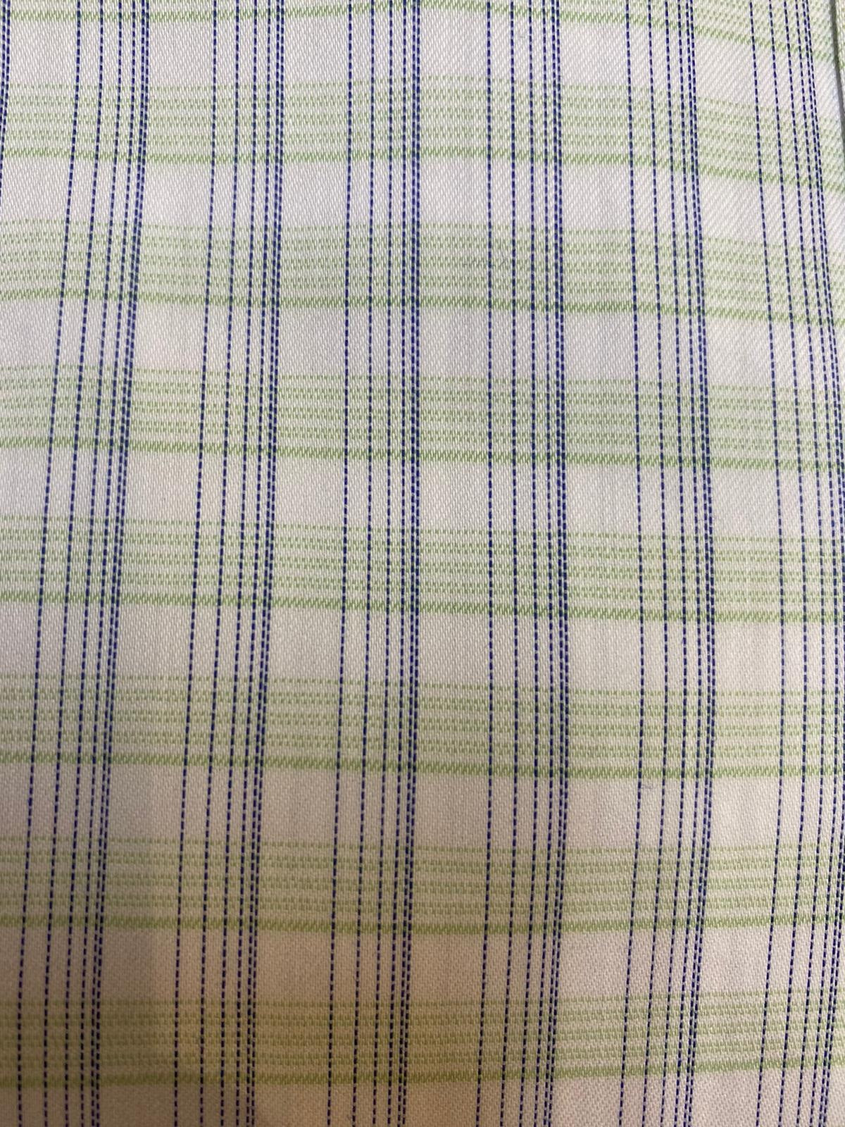 Camisa social masculina Van Heusen Classic/Regular Fit, sem vincos, com gola flexível e elástica, azul, tamanho 16,5-32-33