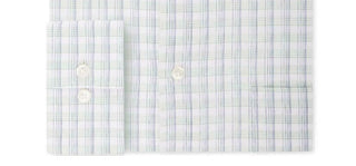 Camisa social masculina Van Heusen Classic Fit, sem vincos, com gola flexível e elástica, azul, tamanho 17-36-37
