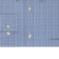 Camisa social masculina Van Heusen Flex sem vincos, azul médio, tamanho 15,5 x 34 x 35
