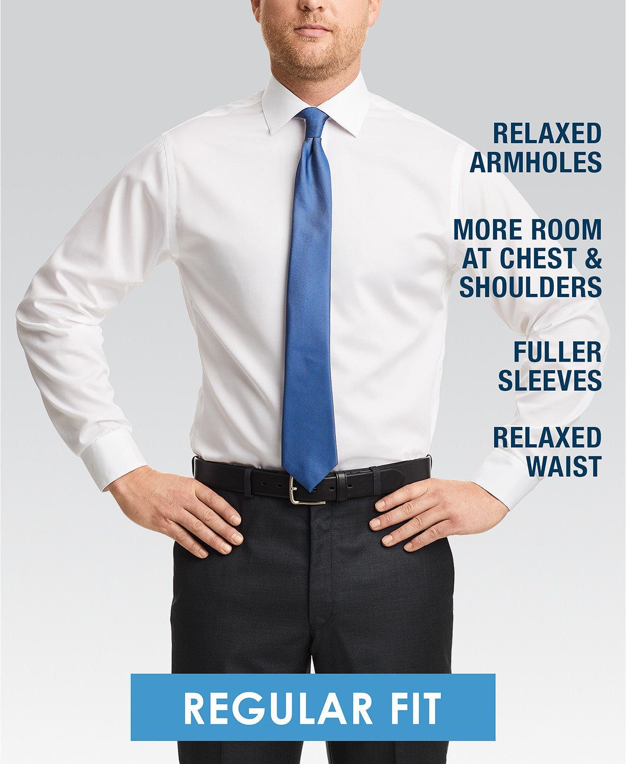 Camisa social masculina Van Heusen Classic/Regular Fit Stretch Flex Check Cinza 14.5-32-33