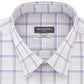 Camisa social xadrez Van Heusen masculina, corte clássico, sem rugas, com gola flexível e elástica, cinza, tamanho 15-34-35