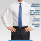 Camisa social masculina Van Heusen Classic/Regular Fit, sem vincos, com gola flexível elástica, tamanho 34-35, branca