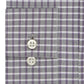 Camisa social masculina Van Heusen Classic/Regular Fit com gola flexível elástica cinza xadrez, tamanho 32x33
