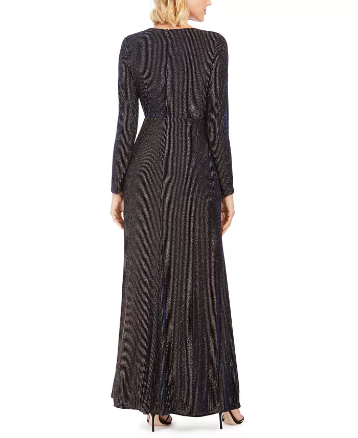 Vestido de noite feminino com cintura marcada