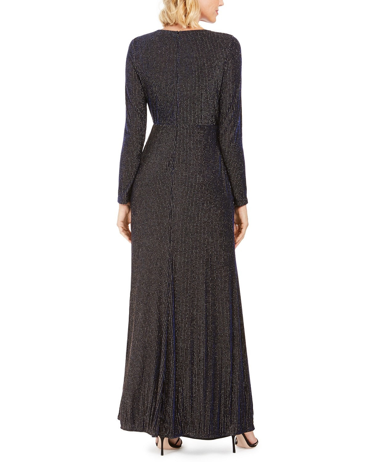 Vestido de noite feminino com cintura marcada