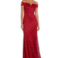 Vestido de renda ombro a ombro feminino Nightway