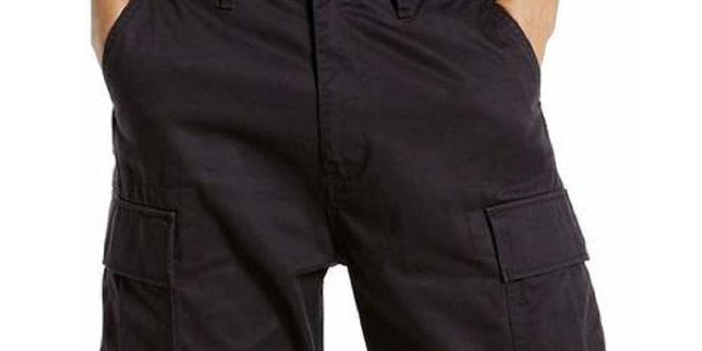 Calça cargo Levi's Carrier Loose-Fit masculina, preta, tamanho 30