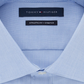 Camisa social Tommy Hilfiger masculina com ajuste atlético e desempenho elástico TH Flex Collar Fineline Stripe, azul, tamanho 32x33