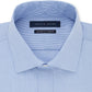Camisa social Tommy Hilfiger masculina com ajuste atlético e desempenho elástico TH Flex Collar Fineline Stripe, azul, tamanho 17,5 x 34-35