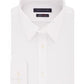 Camisa social masculina Tommy Hilfiger Athletic Fit Performance Stretch Flex Collar Solid, branca, tamanho 34-35