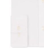 Camisa social masculina Tommy Hilfiger Athletic Fit Performance Stretch Flex Collar Solid, branca, tamanho 34-35