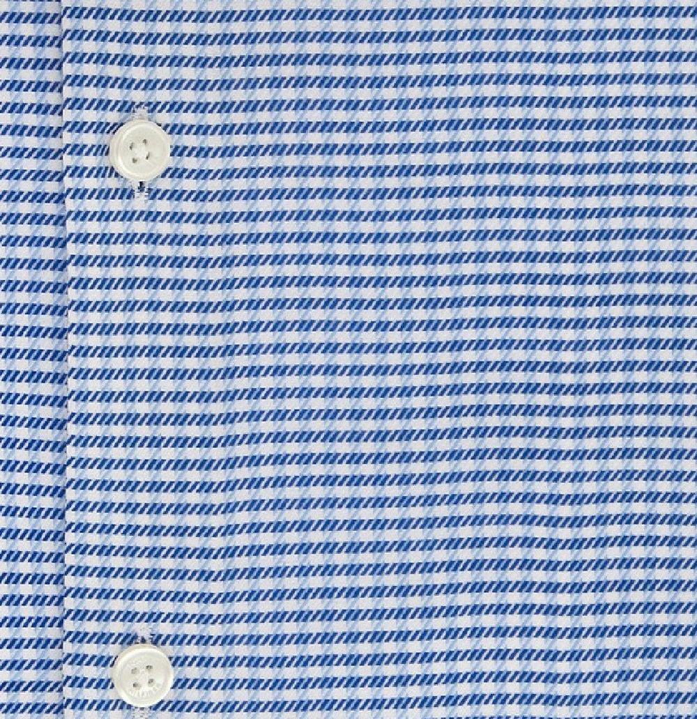 Camisa social masculina Tommy Hilfiger THFlex Supimar Stretch Check tamanho 16,5x34-35
