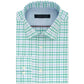 Camisa social masculina xadrez Tommy Hilfiger Athletic-Fit, tamanho 17,5 x 34-35, cor limão