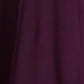 Vestido formal feminino Ralph Lauren roxo de veludo, manga curta, decote em V, comprimento total, estilo flare, roxo, tamanho 4