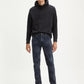Calça jeans camuflada Levi's 512 Slim Taper masculina, azul, tamanho 36x32