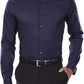 Camisa social masculina DKNY Slim Fit Stretch Solid Azul Tamanho 34X35