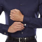 Camisa social masculina DKNY Slim Fit Stretch Solid Azul Tamanho 34X35
