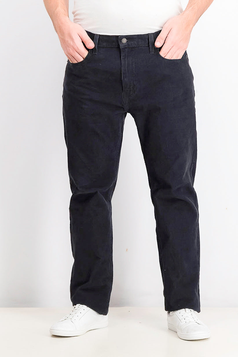 Calça Levi's Masculina 502 Taper Veludo Cotelê Preta Tamanho 32X34