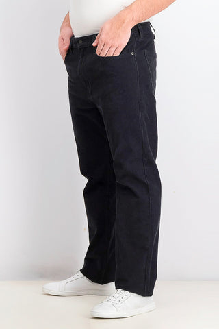 Calça Levi's Masculina 502 Taper Veludo Cotelê Preta Tamanho 32X34