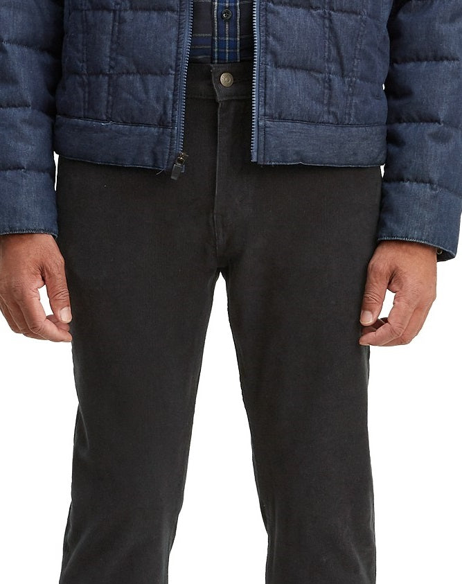 Calça Levi's Masculina 502 Taper Veludo Cotelê Preta Tamanho 33X32