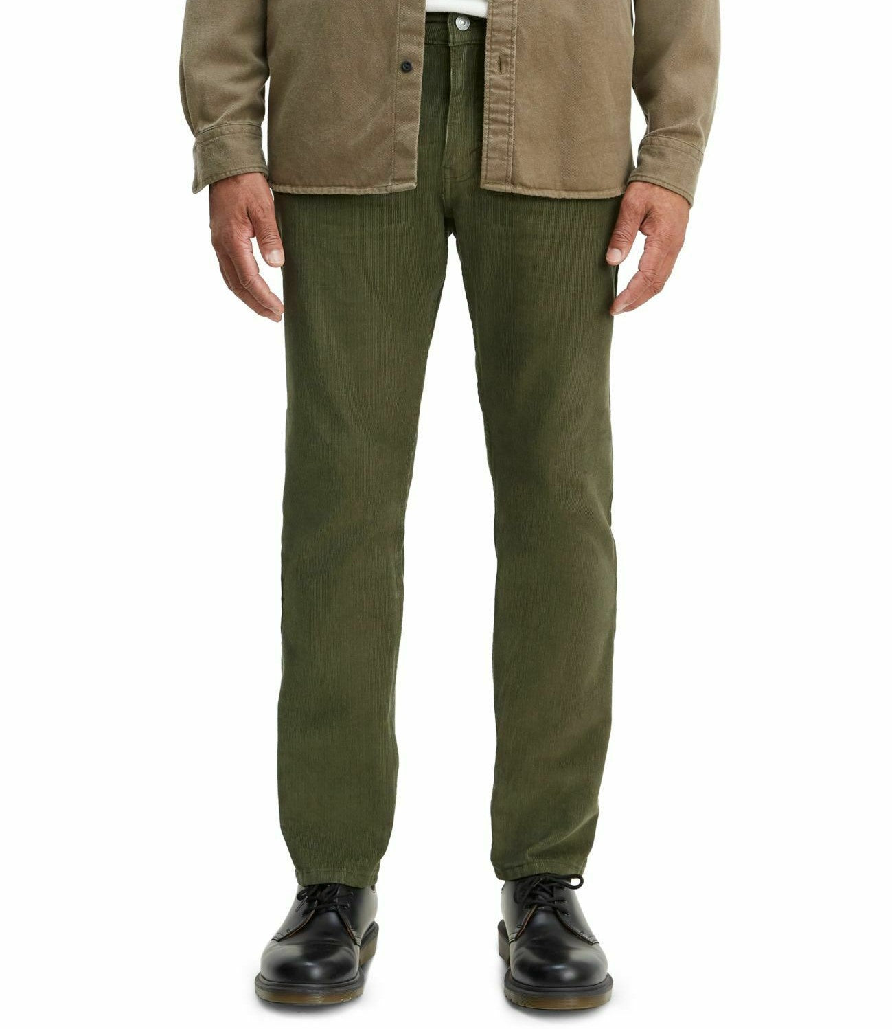 Calça Levi's 502 Taper Veludo Cotelê Masculina Verde Tamanho 38X30