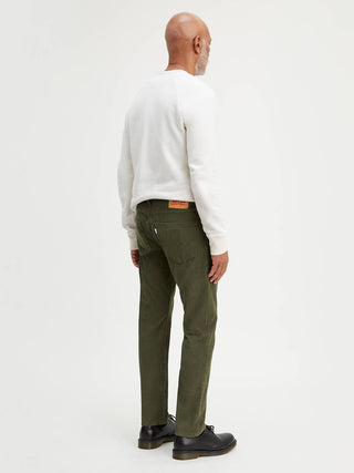 Calça Levi's Masculina 502 Taper Veludo Cotelê Verde Oliva Tamanho 30x30