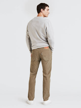 Calça Levi's 502 Taper Veludo Cotelê Masculina Marrom Tamanho 34X32