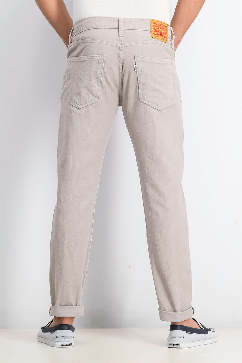 Calça Levi's Masculina 502 Taper Veludo Cotelê Bege Tamanho 32x30