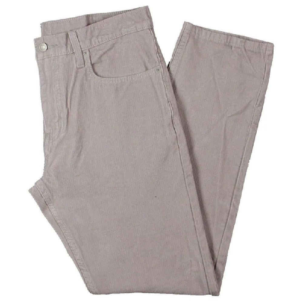 Calça Levi's Masculina 502 Taper Veludo Cotelê Cinza Tamanho 36x29