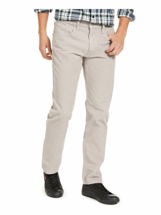 Levi's Men's 502 Taper Corduroy Pants Gray Size 38x32