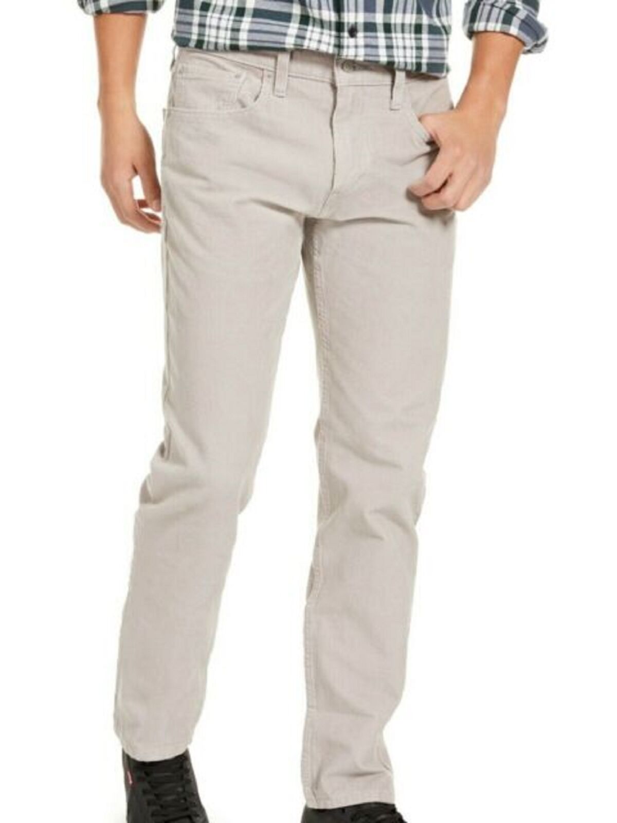 Calça Levi's Masculina 502 Taper Veludo Cotelê Azul Tamanho 36X30