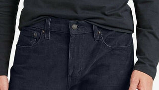Calça Levi's Masculina 502 Taper Veludo Cotelê Azul Escuro Tamanho 30X30