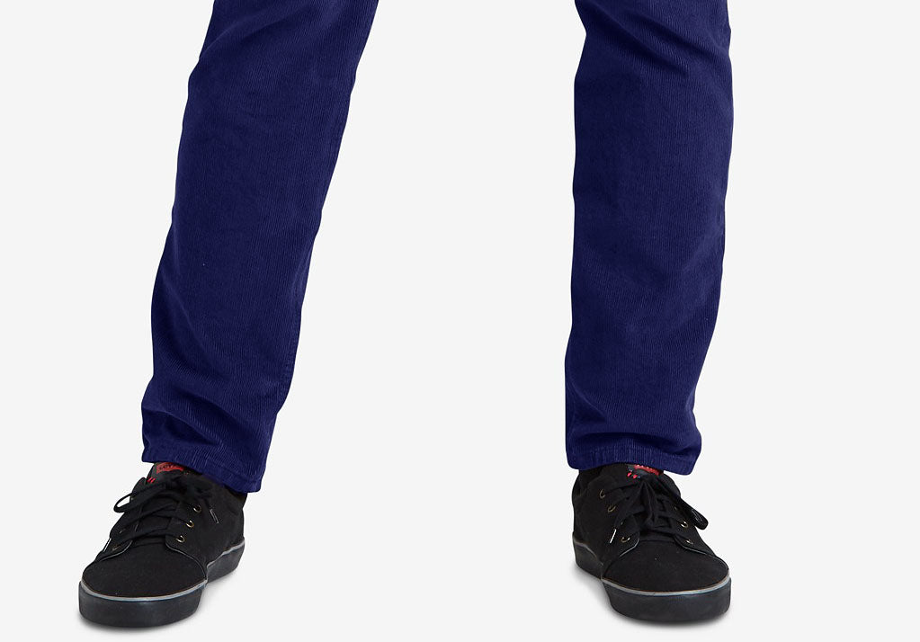 Calça Levi's Masculina 502 Taper Veludo Cotelê Azul Tamanho 36X32