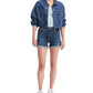 Shorts Levi's Femininos de Comprimento Médio Azul Tamanho 25