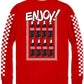 Camiseta Coca-Cola Enjoy Masculina Estampada Vermelha Tamanho XX-G