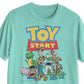 Camiseta masculina Disney Toy Story Classic Graphic Azul Tamanho Extra Grande